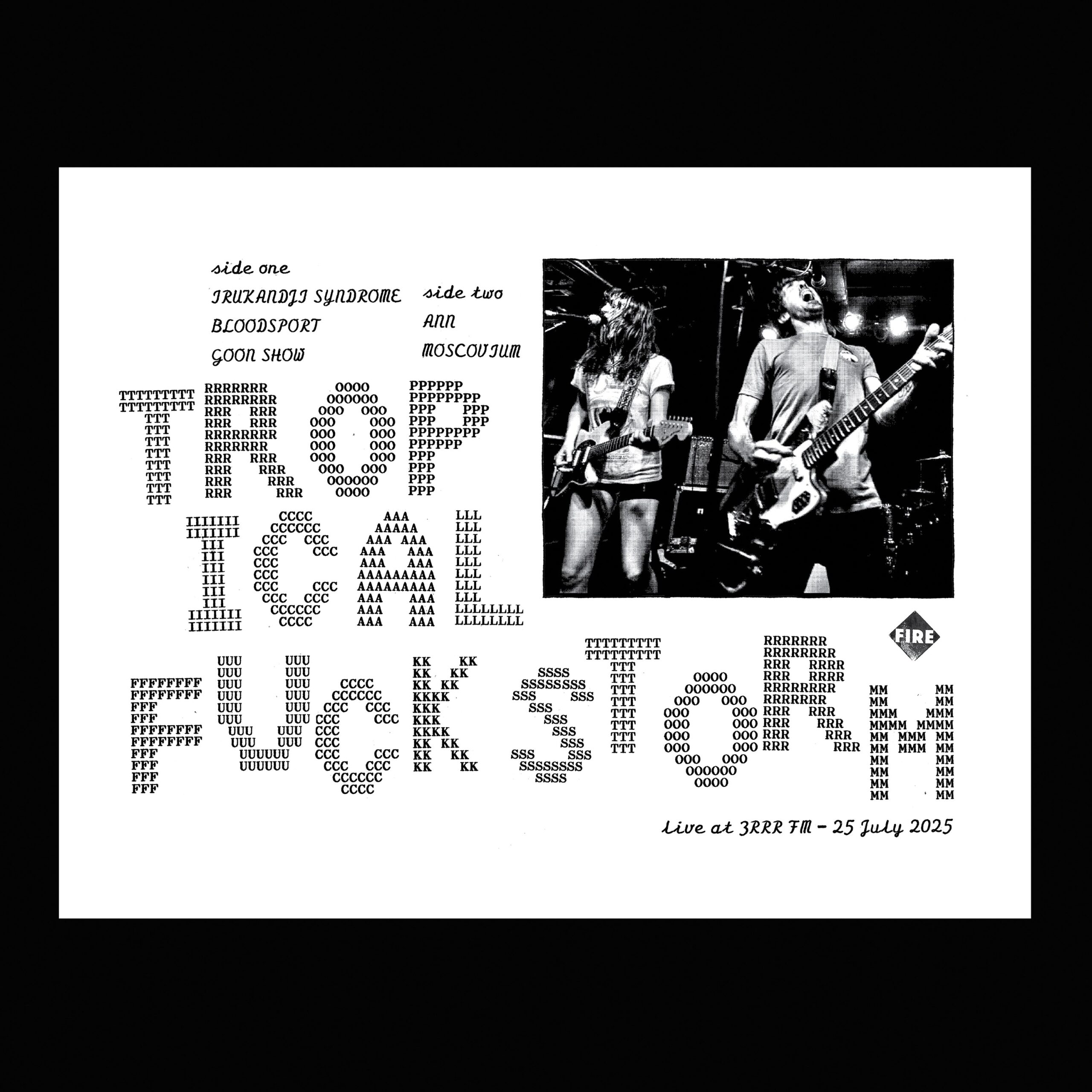 TropicalFuckStorm-Liveat3RRRFMCOVER